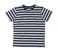 T-shirt Mantis Stripy T M109S navy-wit